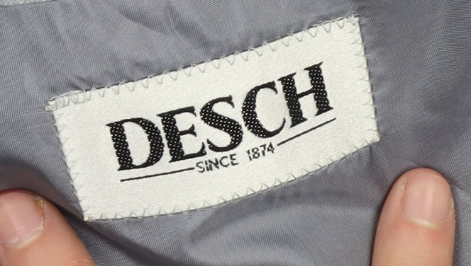 Mens UK Size 48 DESCH Regular Grey Suit Jacket