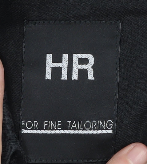 HR Men's Black Dress Pants, Size L, Formal Wear