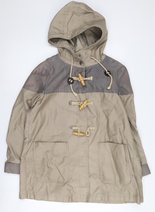 Womens UK Size 12 Topshop Beige Duffle