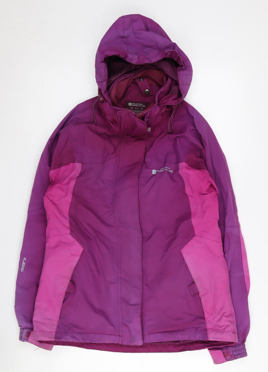 Womens UK Size 10 Mountain Warehouse Purple Anorak Coat