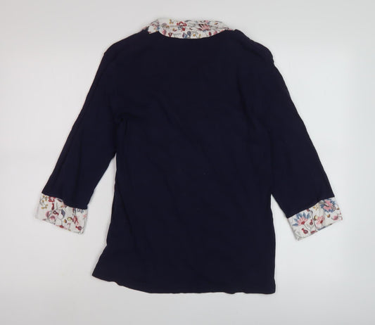 Womens UK Size M Damart Black Blouse