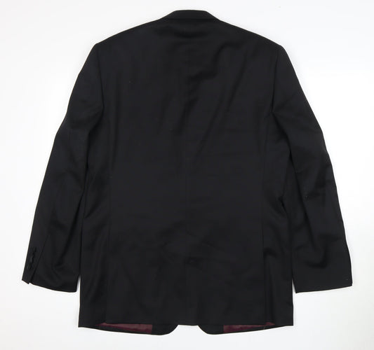 Mens UK Size 40 Daniel Hechter Black Suit Tuxedo