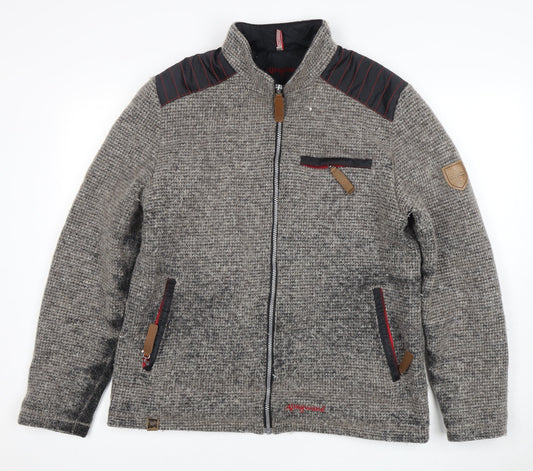 Mens UK Size 36 Almgwand Grey Basic Jacket