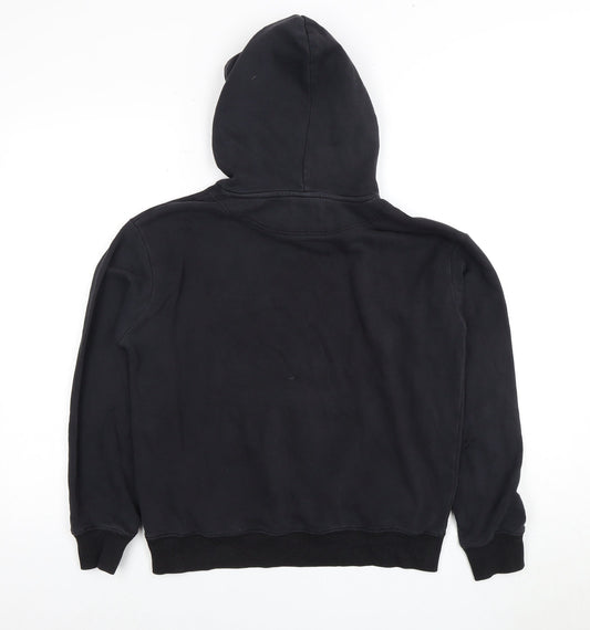 H&M Unisex Adults XS Black Pullover Hoodie