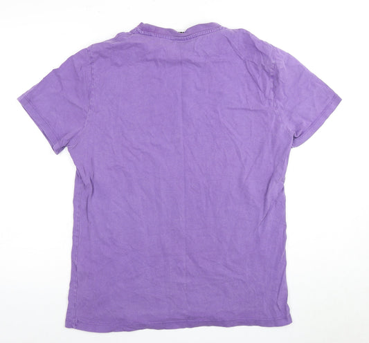 NBA Men's Purple Lakers T-Shirt, Medium, Sports Style