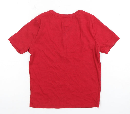 Womens UK Size S Hollister Red T-Shirt