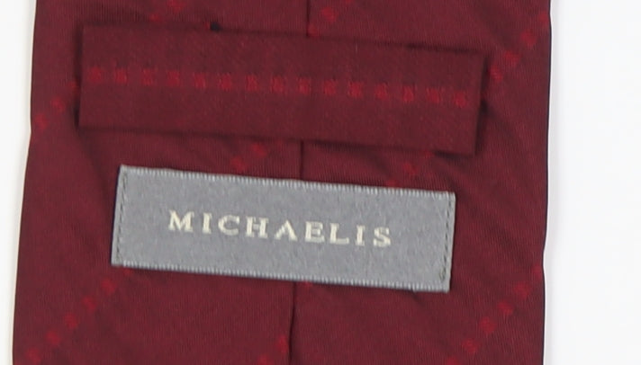 Michaelis Men's Red Silk Tie