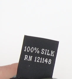 Mens Calvin Klein Grey Striped 100% Silk Tie