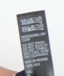 Marks and Spencer Men's Navy Silk Slim Tie