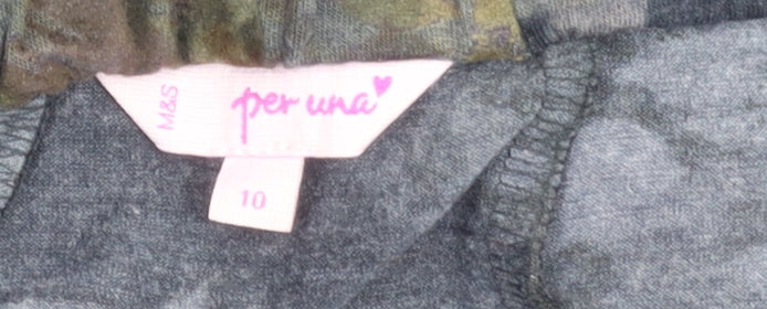 Marks and Spencer Women's Multicoloured Floral Skirt Size 10