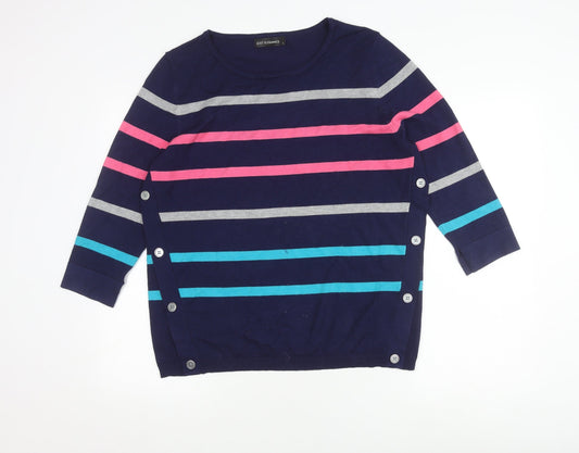 Womens UK Size L Just Elegance Multicoloured Cardigan Jumper