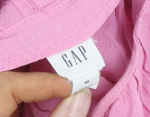 Womens UK Size M Gap Pink Basic Blouse