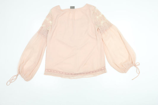 Womens UK Size M VERO MODA Pink Blouse