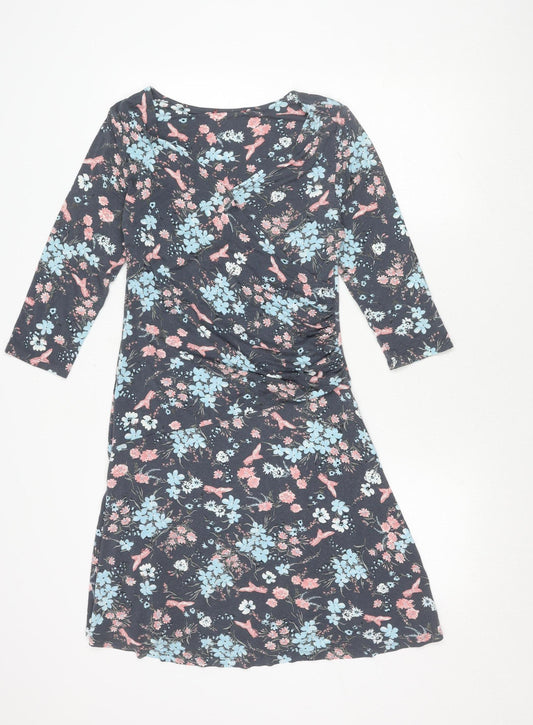 Additional front view of Joe Browns Women's Floral Dress, size 10, Multicoloured