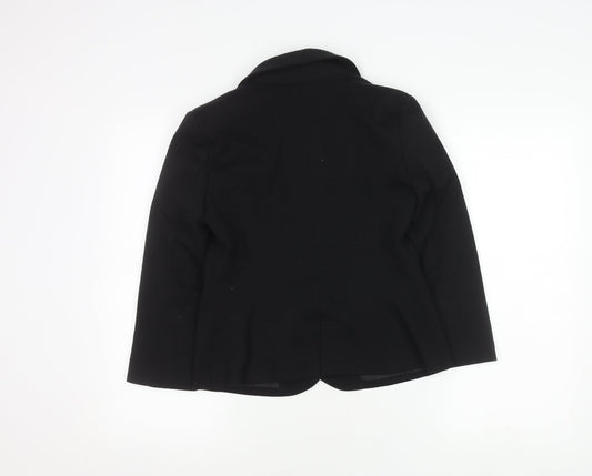 New Look Women's Black Blazer Size 10 Regular Fit
