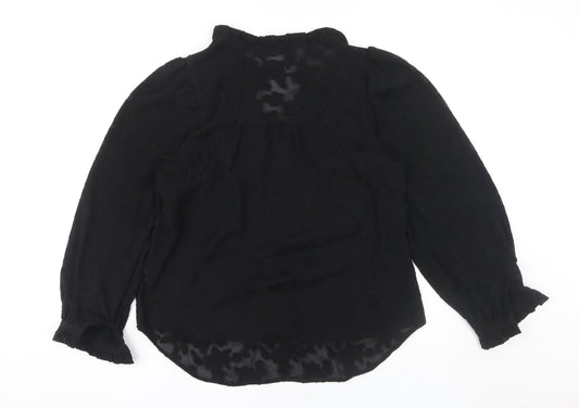 Womens UK Size 12 NEXT Black Blouse