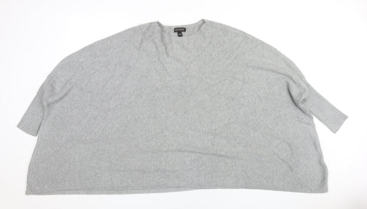 Womens UK Size One Size QED London Grey Jumper