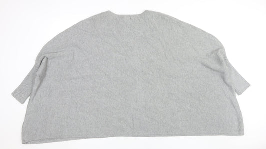 Womens UK Size One Size QED London Grey Jumper