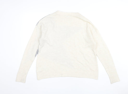 Womens UK Size 8 Principles Ivory Pullover Jumper