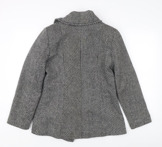 Classics Women's Black Pea Coat Size 14