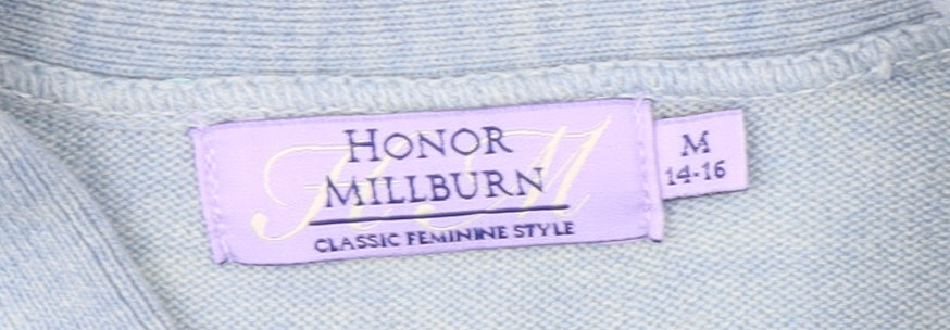 Womens UK Size M Honor Millburn Blue Jumper