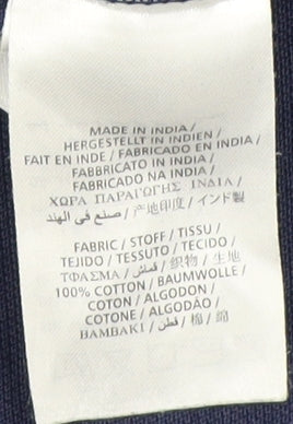 GANT Men's Blue Cotton Polo Shirt M