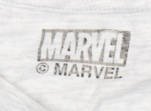 Marvel Men's XL White Graphic T-Shirt