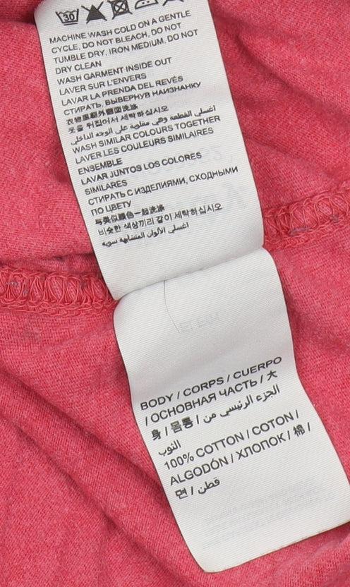 Superdry Men's Red Medium T-Shirt, Logo, Crew Neck