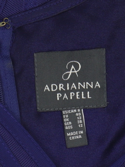 Adrianna Papell Women's Blue Bodycon Dress - Size 12