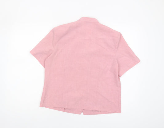 Womens UK Size 12 Honor Millburn Pink Blouse