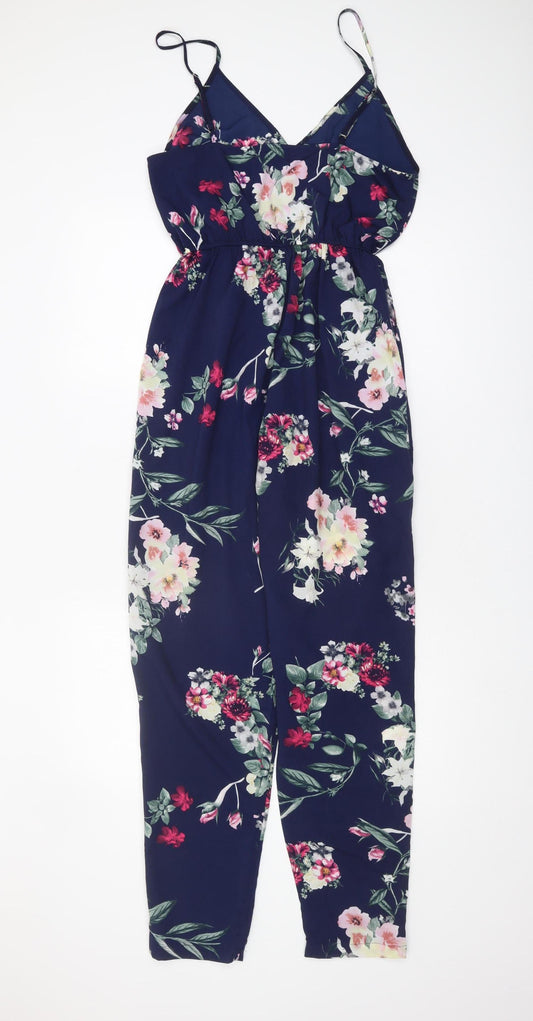 PrettyLittleThing Women's Floral Jumpsuit Size 10