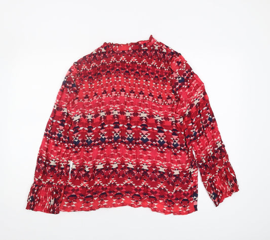 Womens UK Size 12 Monsoon Red Blouse