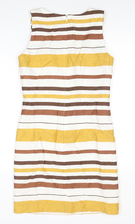Next Women's Multicoloured Sheath Dress, Size 10
