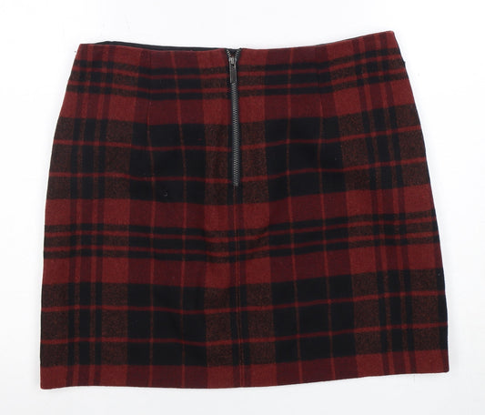 Marks & Spencer Women's Multicoloured Plaid Skirt Size 12