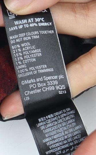 Marks & Spencer Women's Multicoloured Plaid Skirt Size 12