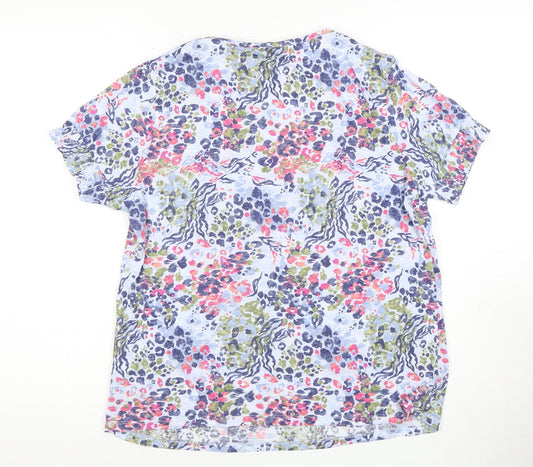Isle Women's Multicoloured Floral T-Shirt Size 10