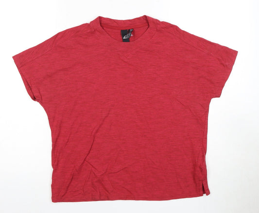 Additional front view of Adidas Women's Red T-Shirt S - Gym & Training Activewear