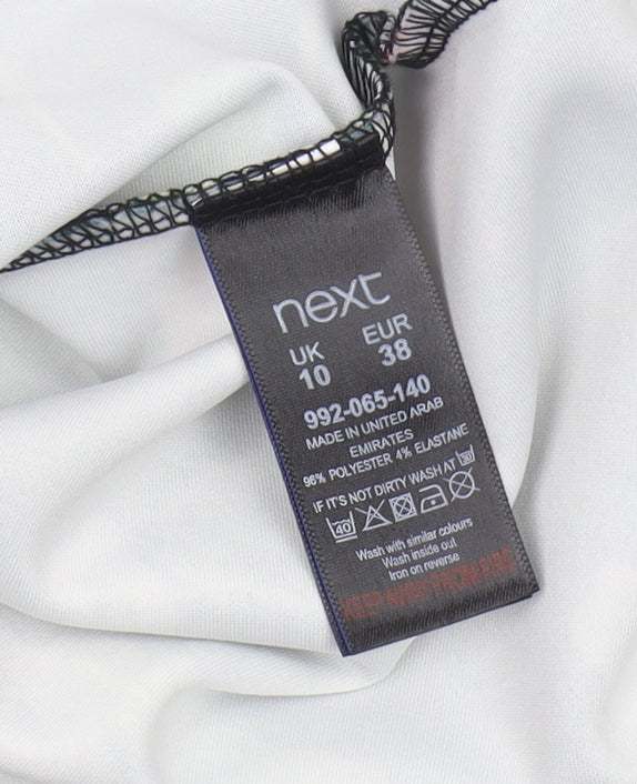 Next Women's Multicoloured Bodycon Dress Size 10