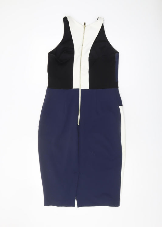 River Island Women’s Multicoloured Bodycon Dress Size 12