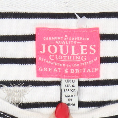 Womens UK Size 8 Joules Multicoloured Basic T-Shirt