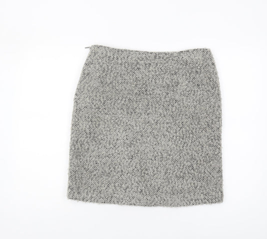 Marks and Spencer Grey Knee-Length Pencil Skirt 12 Women