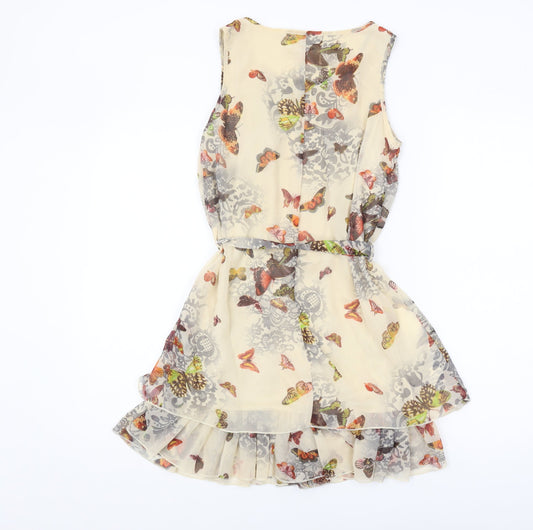 Izabel Women's Multicoloured Butterfly Blouse Size 8