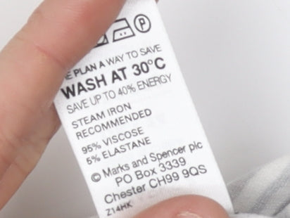 Marks and Spencer Women's Multicoloured V-Neck Dress