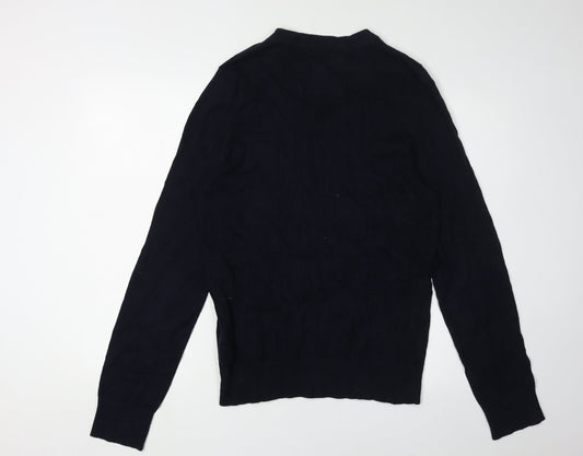 Abercrombie & Fitch Men's Black Pullover Jumper - Size L