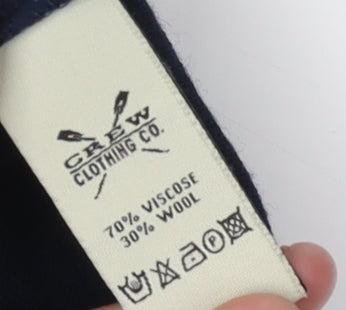 Crew Clothing Co. Women's Blue Striped Cardigan Size 12