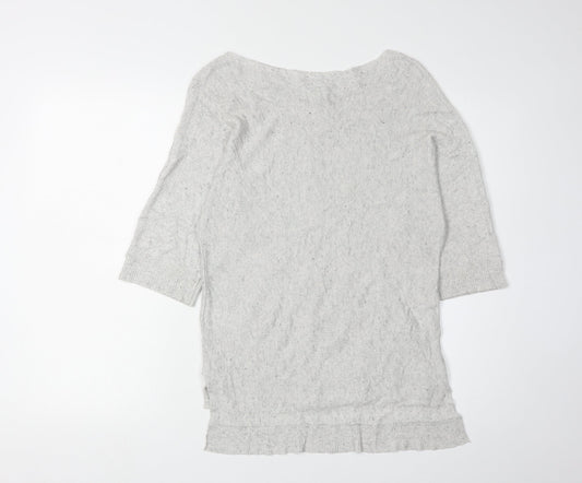 Womens UK Size S Monsoon Grey Pullover Jumper