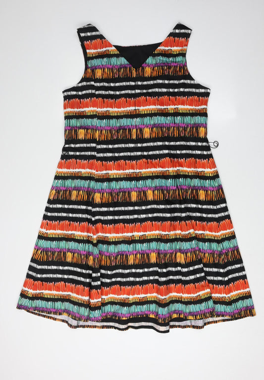 Marks and Spencer Multicoloured Sleeveless Dress Size 18