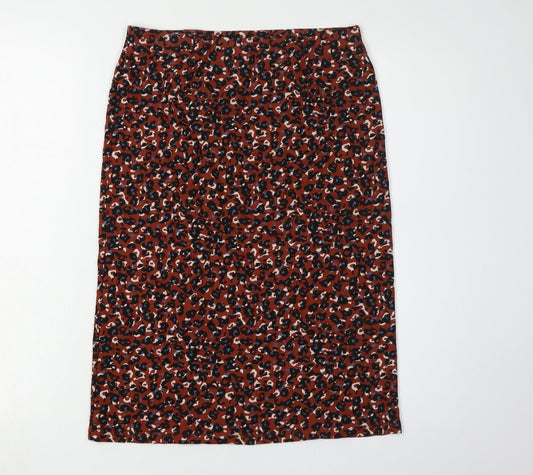Next Women's Multicoloured Animal Print Skirt Size 8
