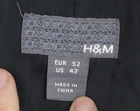 Mens UK Size 42 H&M Regular Grey Suit Jacket