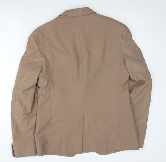 Zara Women's Brown Blazer Size 18 Regular Fit